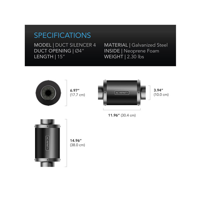 AC Infinity Silencer AC Infinity Silencer