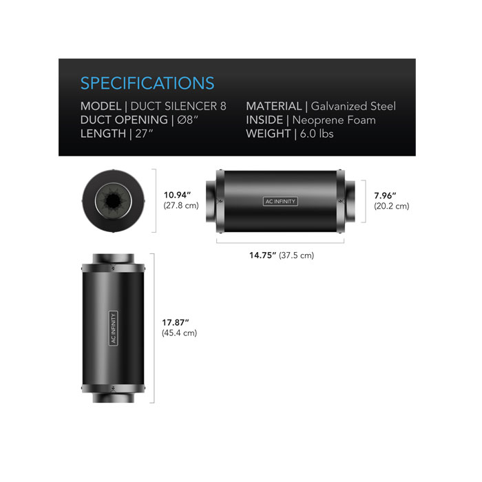 AC Infinity Silencer AC Infinity Silencer