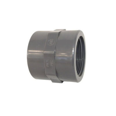 Μούφα βιδωτή upvc θ-θ