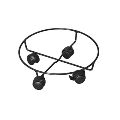 Μεταλλική βάση με ροδάκια για στρογγυλές γλάστρες